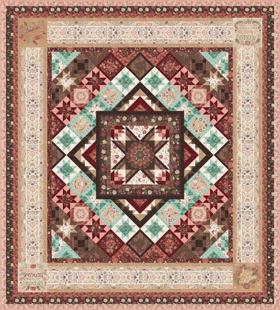 Wilmington Fabrics, Floralscape Quilt Kit