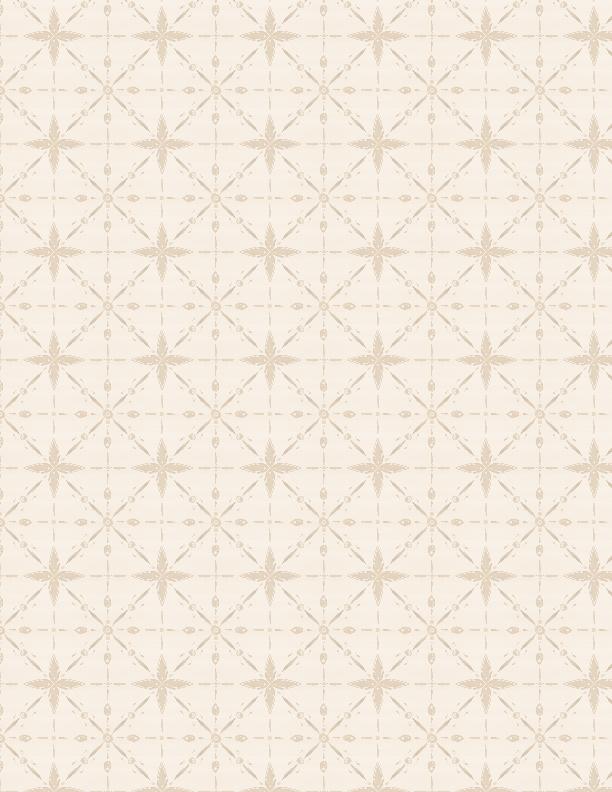 Wilmington Fabrics, Floralscape, Tonal Geometric, Cream