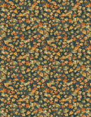 Wilmington Fabrics, Glorious Fall, Packed Fall Leaves, Teal