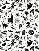 Wilmington Fabrics, Midnight Hauntings, Haunting Toss, White