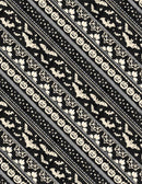 Wilmington Fabrics, Midnight Hauntings, Ticking Stripe, Cream, Black