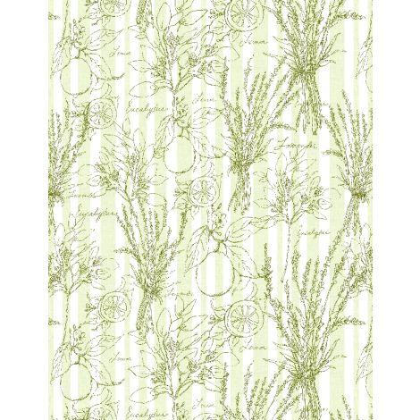 Wilmington, Lavender & Lemonade, Green Toile