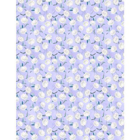 Wilmington, Morning Blooms, Small Floral Toss, Purple