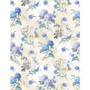 Wilmington, Morning Blooms, Tossed  Flowers on Cream