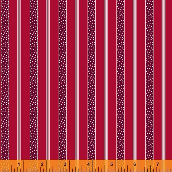 Windham, Hudson, Confetti Stripe - Red