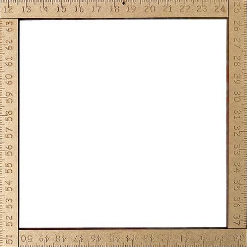 Wood Frame Ruler 10"