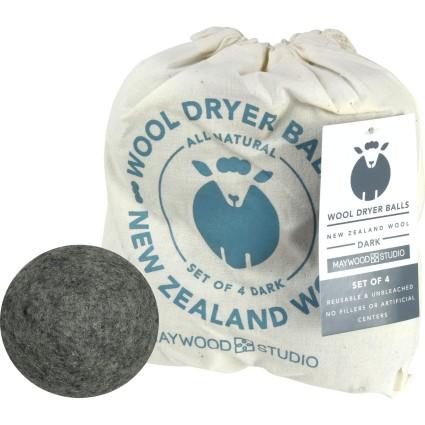 Wool Dryer Balls, 4 pack - Darks