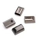 Zipper Cord Ends Nickel Set of 4