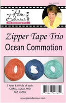 Zipper Tape Trio Ocean Commotion