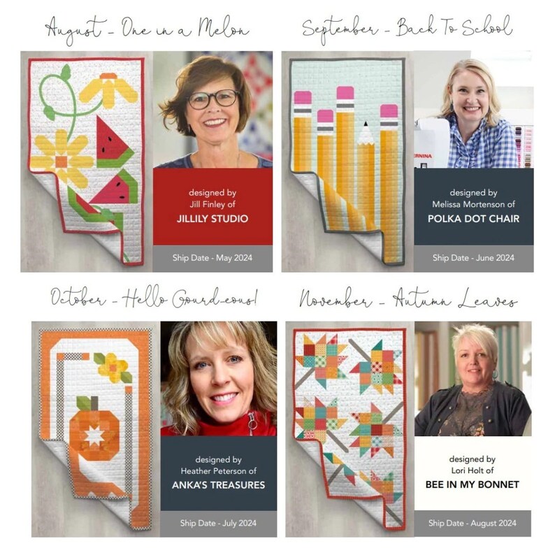 PREORDER: Door Banner Of The Month Kits from Riley Blake-May Shipment