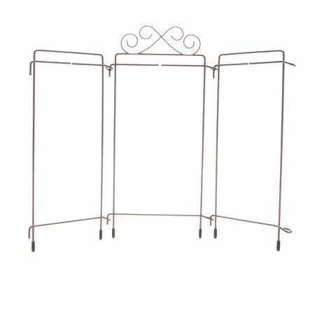 4in x 9in Table Top Tri-Stand Hanger White