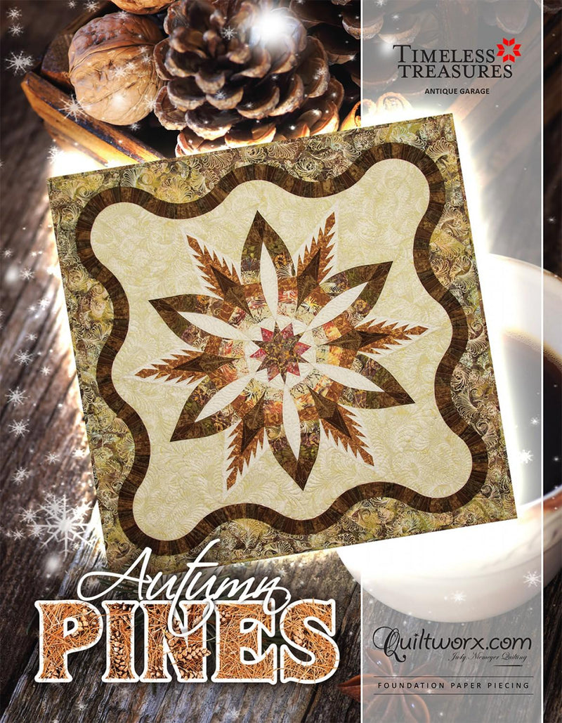 Autumn Pines Pattern by Quiltworx