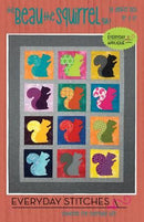Beau the Squirrel Applique Pattern