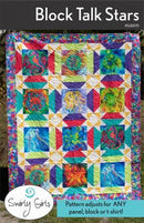 Blocks Talk Stars Quilt Pattern by Swirly Girls