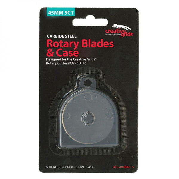 Creative Grids Rotary Blades and Case-45mm 5ct.