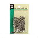 Curved Safety Pin 1 1/2in Size 2 40ct