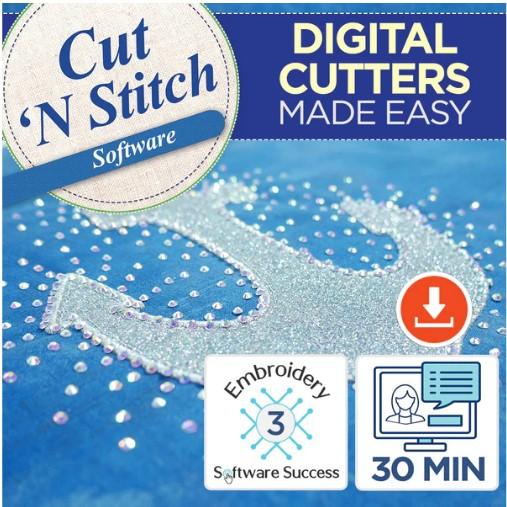 DIME Cut N Stitch - Express yourself in stitches...HTV...and Bling!