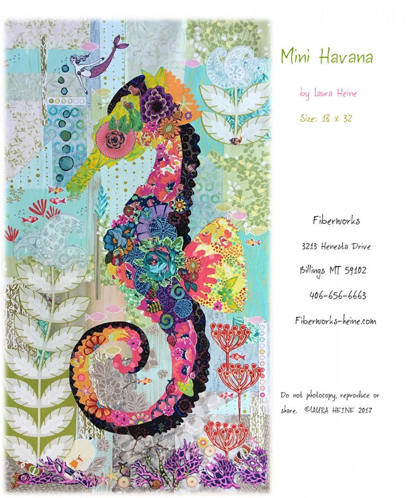 Mini Havana, Seahorse Collage Pattern