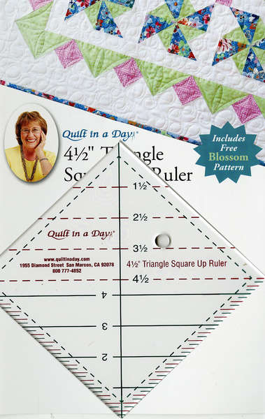 4.5" Triangle Sq Up Ruler-QID