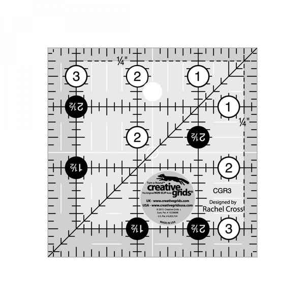 Creative Grids 6.5 x 12.5 Quilting Ruler