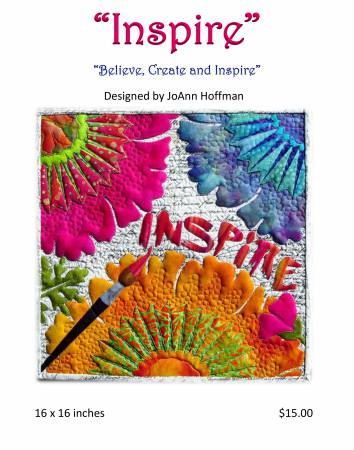 Inspire, an art quilt pattern
