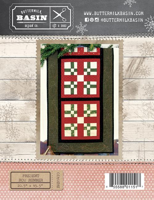 Present Row Table Runner Patterns