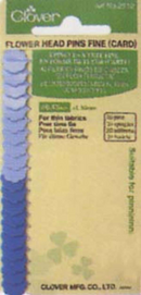 Flower Head Fine Pin Size 32 - 2in 20ct 2 colors