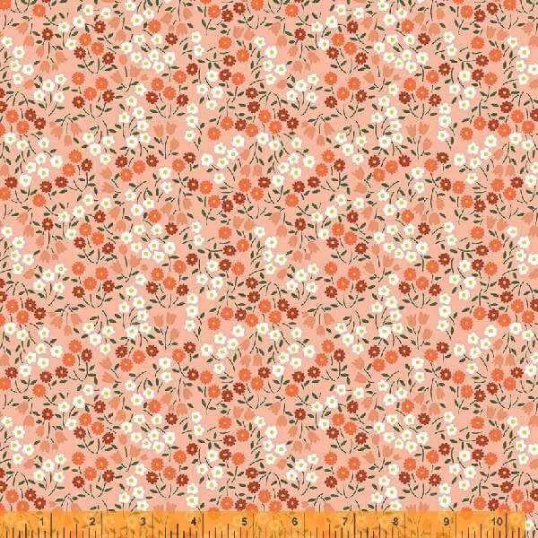 Forget Me Not, Ditsy Floral, Peach