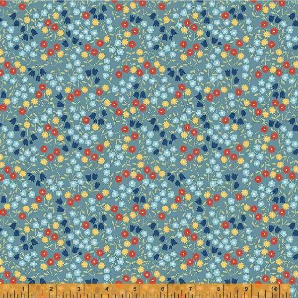 Forget Me Not, Ditsy Floral, Slate