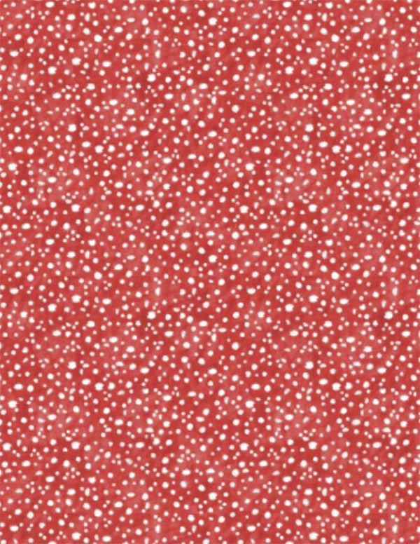 Gnome & Garden, Dots, Red