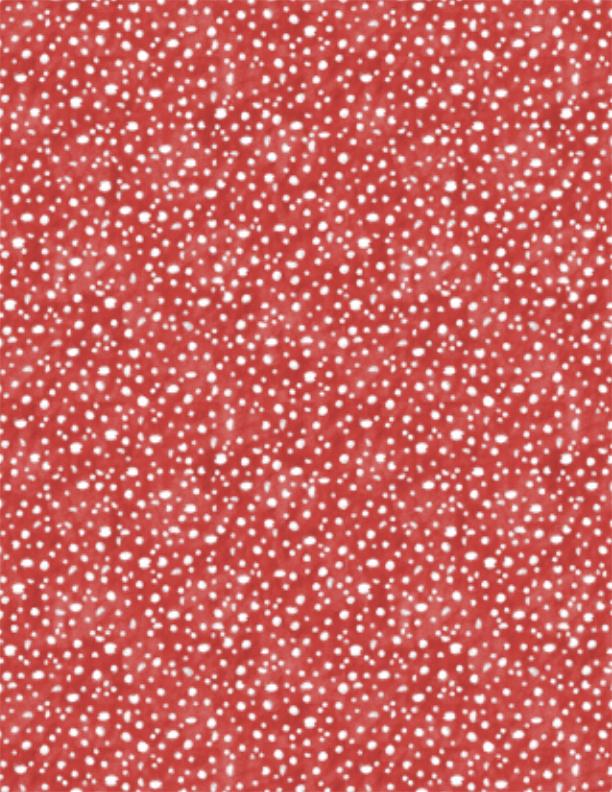 Gnome & Garden, Dots, Red