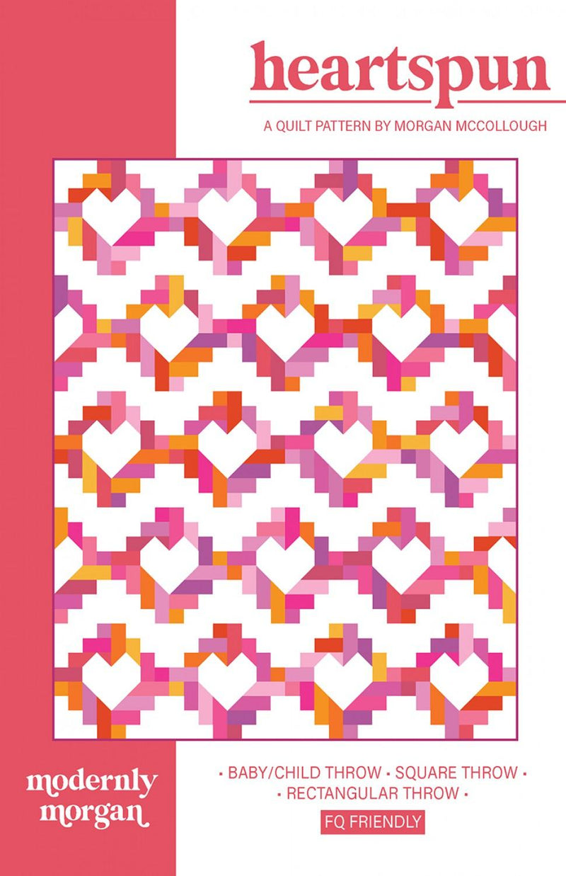Heartspun Quilt Pattern by Modernly Morgan