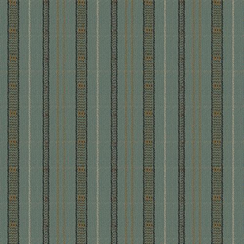 Henry Glass, Time Well Spent, Lt. Teal, Printed Stripe