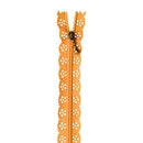 Kimberbell 14" Lace Zipper-Apricot