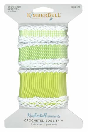 Kimberbell, Crocheted Edge Trim - Lime Green