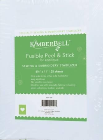 Kimberbell Fusible Peel & Stick Stabilizer Sheets - 8 1/2" x 11"