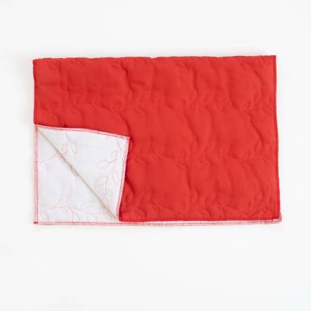 Kimberbell Quilted Pillow Blank Rust/Lumbar 12" x 18"