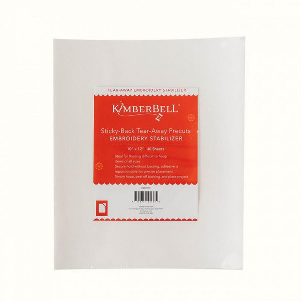 Kimberbell Sticky-Back Tear-Away Precut sheets