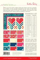 Hello LOVE Quilt Pattern
