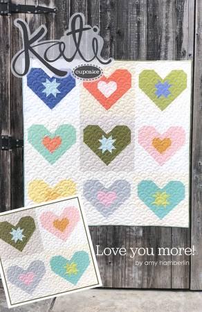 Love you More! Quilt Pattern by Kati Cupcake