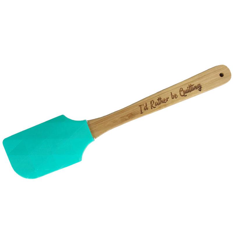 Moda, Fanatical Fusion, Turquoise I'd Rather Be Quilting Spatula