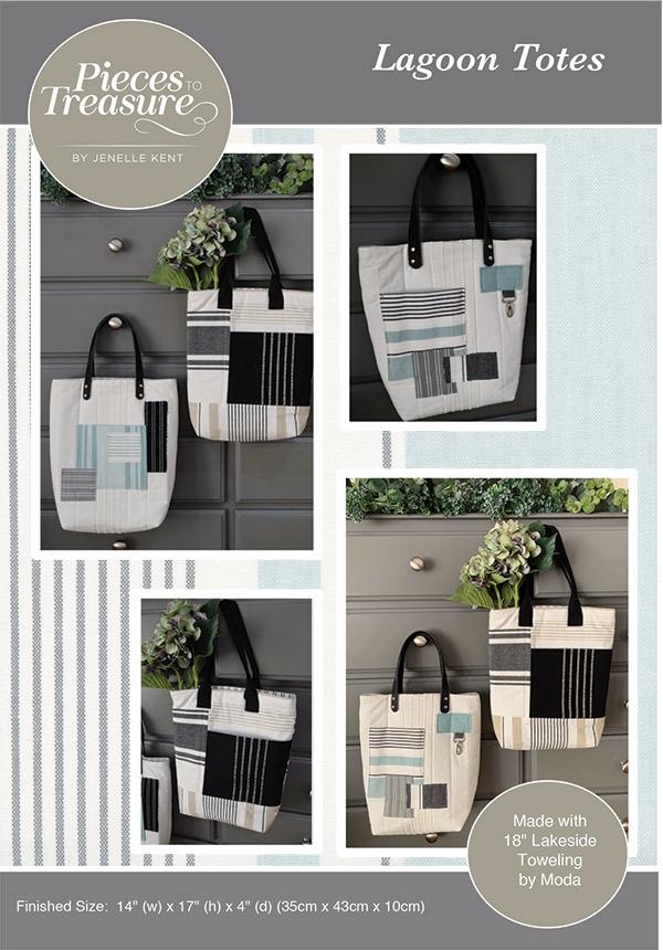 Lagoon Totes Pattern by Pieces to Treasure