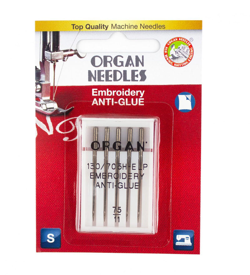 Organ Embroidery Anti-Glue 75/11 Needles