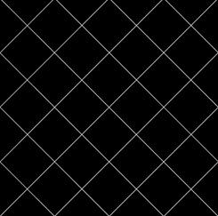 Alphabet Soup, Diagonal Grid,  Black