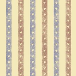 QT Fabrics, Home Sweet Gnome - Stripe - Tan
