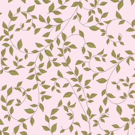 QT Fabrics, Morgan -  Vine Pink