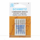 Schmetz Embroidery Machine Needle Assorted Sizes 11/75 & 14/90