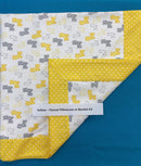 Self Mitered Baby Blanket Pattern