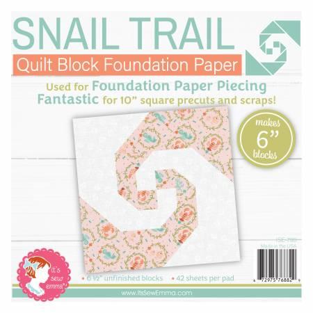 Snail Trail Foundation Paper 6"