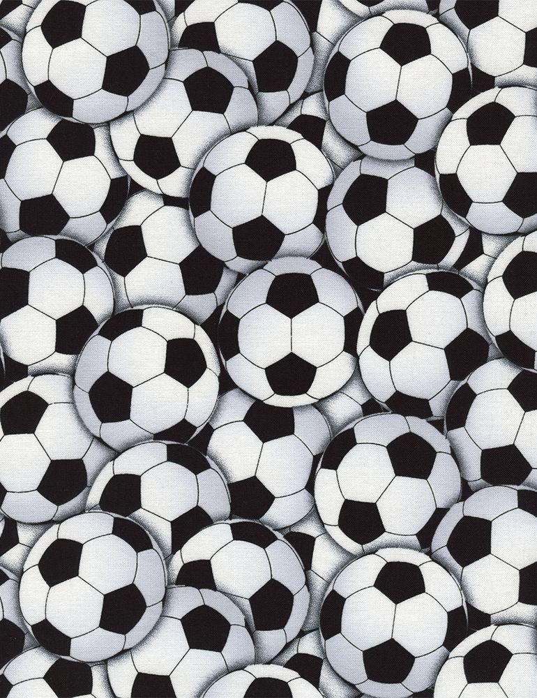 Soccer Balls, Black & White